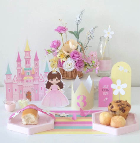 Kit digital para mesa posta - Princesa