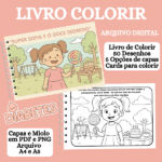 LIVRO COLORIR SUPER SOFIA E O DOCE SEGREDO – Arquivo em PDF para Impressão