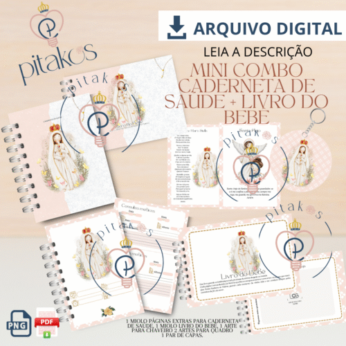 CADERNETA DE SAÚDE + LIVRO DO BEBÊ