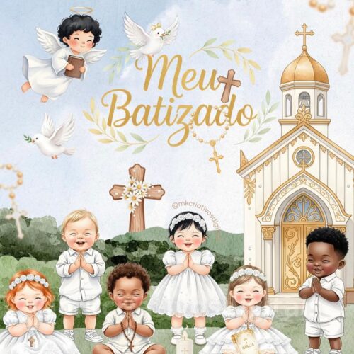 KIT DIGITAL MEU BATIZADO