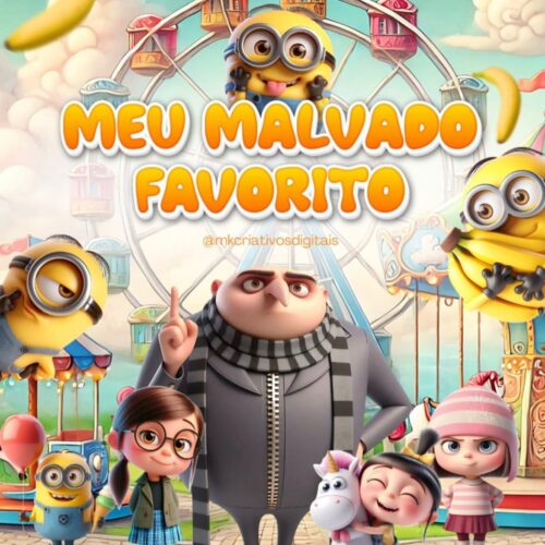 KIT DIGITAL MEU MALVADO FAVORITO