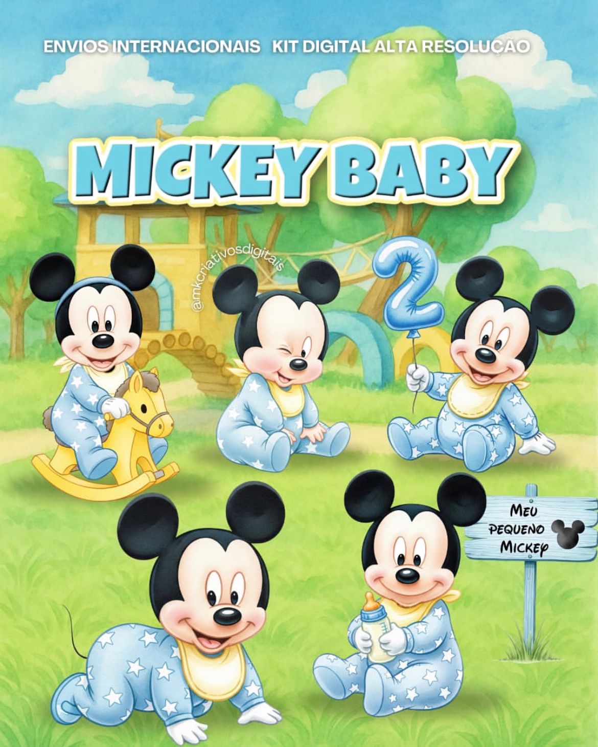 MICKEY BABY KIT DIGITAL MICKEY BABY - Imagem 1