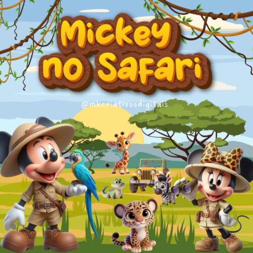 KIT DIGITAL MICKEY NO SAFARI