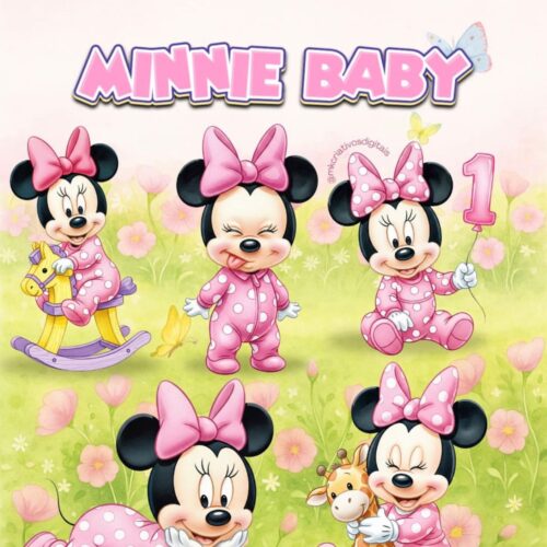 KIT DIGITAL MINNIE BABY