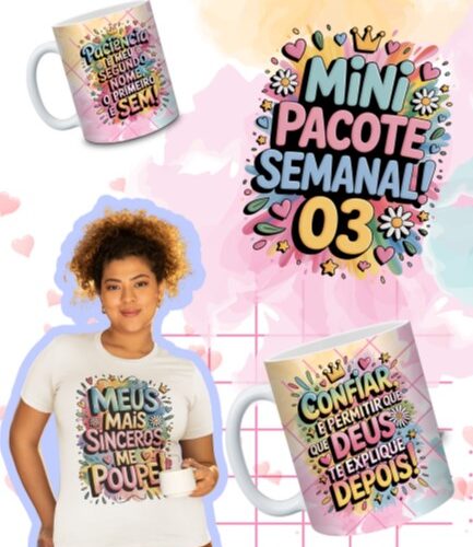 Arte Sublimação Frases - VOLUME 03