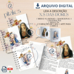 SUPER COMBO – N.S DAS DORES, N.S DE LÁ SALETTE, SÃO PADRE PIO E ARCANJOS - Imagem 4