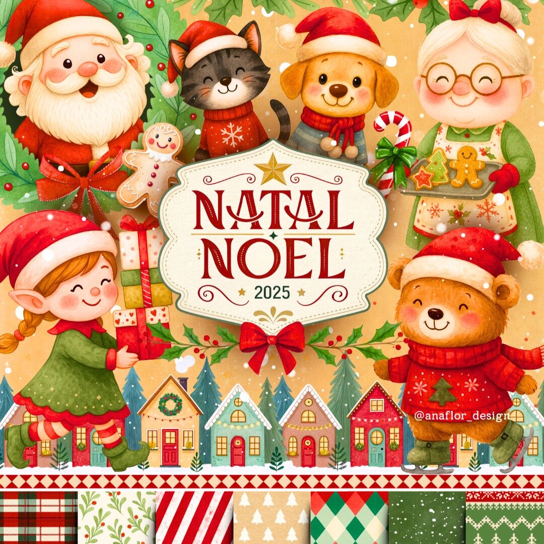 NOVO! NATAL NOEL 2025 Kit Digital NATAL NOEL - Imagem 1