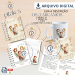 SUPER COMBO – N.S DAS DORES, N.S DE LÁ SALETTE, SÃO PADRE PIO E ARCANJOS - Imagem 6