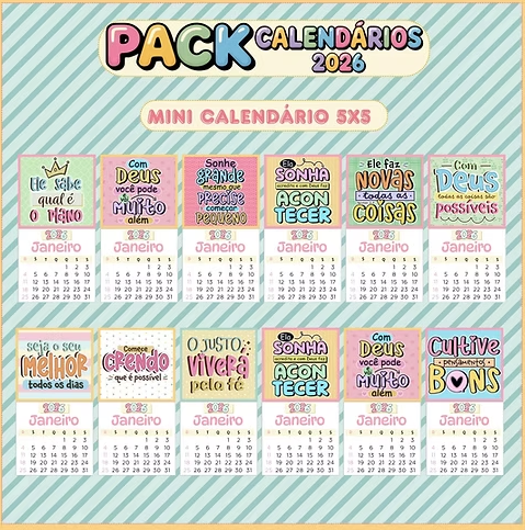 PACK CALENDÁRIOS 2026