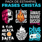 Pack de Estampas Frases Cristãs