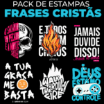Pack de Estampas Frases Cristãs