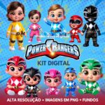 KIT DIGITAL POWER RANGERS BABY