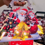 Porta coração árvore de Natal