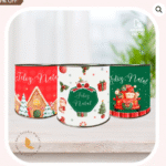 Rótulo para tubo lata – Natal