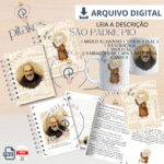 SUPER COMBO – N.S DAS DORES, N.S DE LÁ SALETTE, SÃO PADRE PIO E ARCANJOS - Imagem 5