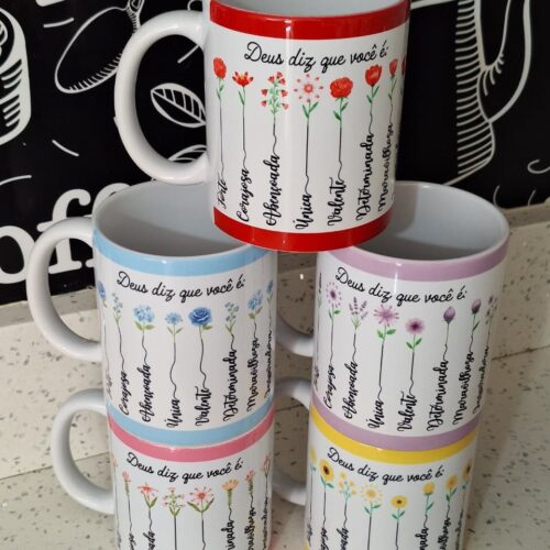 Arquivo Digital – COMBO Deus diz que você é… TODAS AS 5 VERSÕES DE CORES