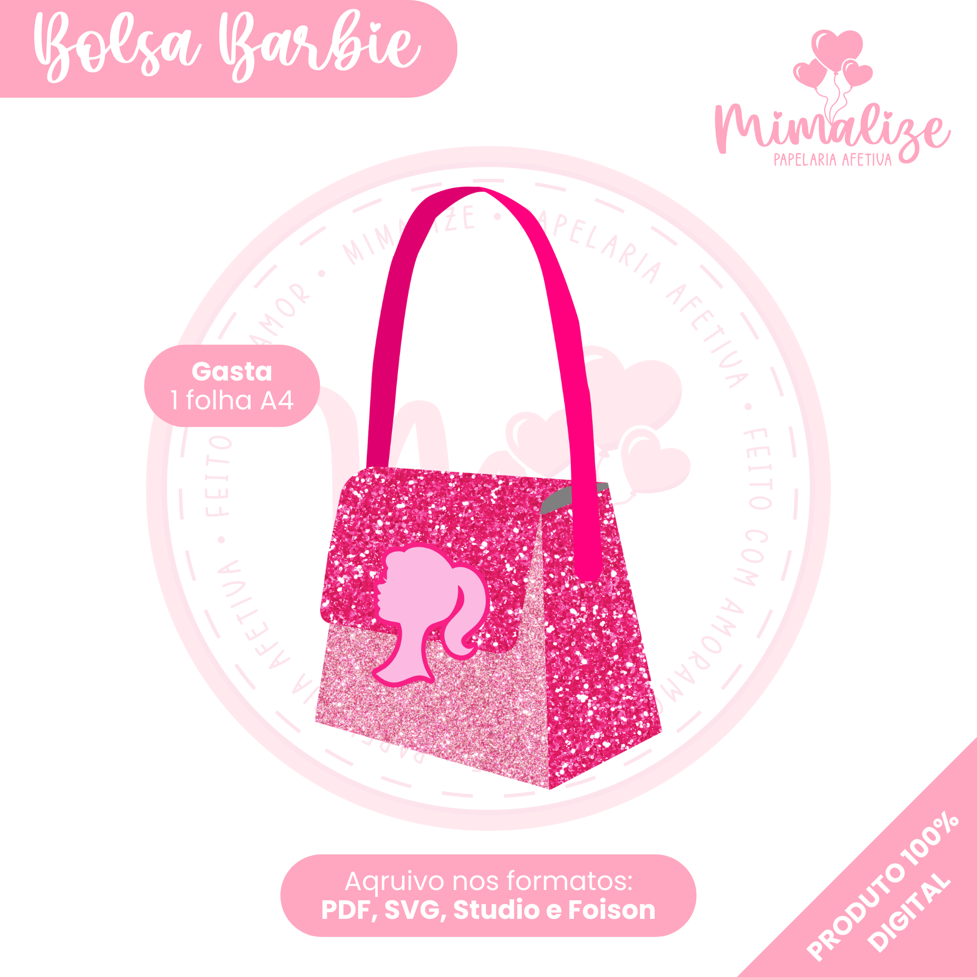 bolsa-barbie Arquivo Digital Bolsa Barbie - Imagem 1