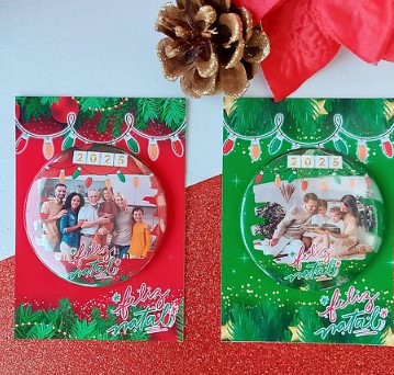 Link Canva - Card Botton 58mm - Feliz Natal