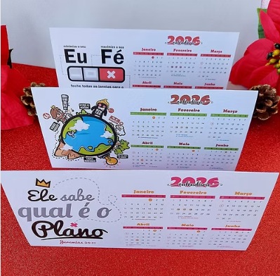 PDF Calendário De Mesa 2026 - Frases Cristãs