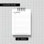 Arquivo digital – Calendário Neutro 2026 - Imagem 8