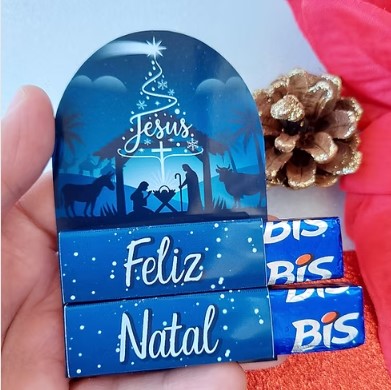 PDF Card Bis Duplo Feliz Natal - Jesus