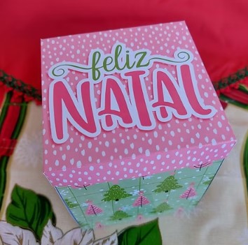 Link Canva - Cx Explosão Rosa Natal