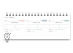 Miolo digital – DeskPlanner Cores 2026 - Imagem 2
