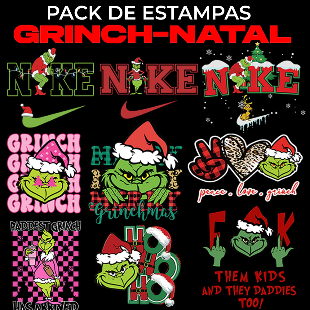 grinch Pack de estampas Grinch -NATAL - Imagem 1