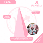 Arquivo Digital Molde Caixa Cone