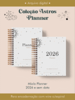 Planner Coleção Astros wire-o