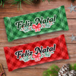 Embalagem Chocolate Natal - arquivo digital - Imagem 2