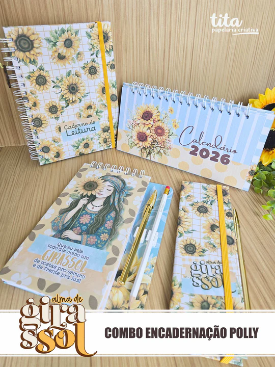 preview1_52f3afe7-1514-4776-b453-c1dd3f0f7aa9_540x Alma de Girassol - Combo Encadernação Polly - Imagem 1