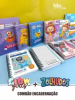 Escolar 2026 - Combão Encadernação Menina e Menino - Imagem 12