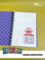 Escolar 2026 - Combão Encadernação Menina e Menino - Imagem 14