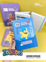 Escolar 2026 - Combão Encadernação Menina e Menino - Imagem 16