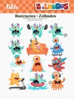 Escolar 2026 - Combão Ilustrações Menina e Menino - Imagem 6