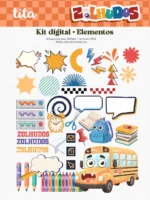 Escolar 2026 - Combão Ilustrações Menina e Menino - Imagem 4