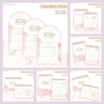 CALENDÁRIOS CLEAN (arquivo digital)