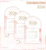 CALENDÁRIOS CLEAN (arquivo digital) - Imagem 5