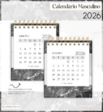 CALENDÁRIO MASCULINO (arquivo digital) - Imagem 3
