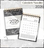 CALENDÁRIO MASCULINO (arquivo digital) - Imagem 6