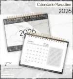 CALENDÁRIO MASCULINO (arquivo digital) - Imagem 7