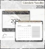 CALENDÁRIO MASCULINO (arquivo digital) - Imagem 5