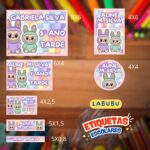 ARQUIVO DIGITAL – ETIQUETAS ESCOLARES 2026 - Imagem 2