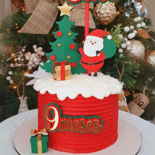 Arquivo de Corte Topo de Bolo Natal