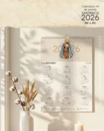 Calendário de parede Santinhos A4 - Imagem 7