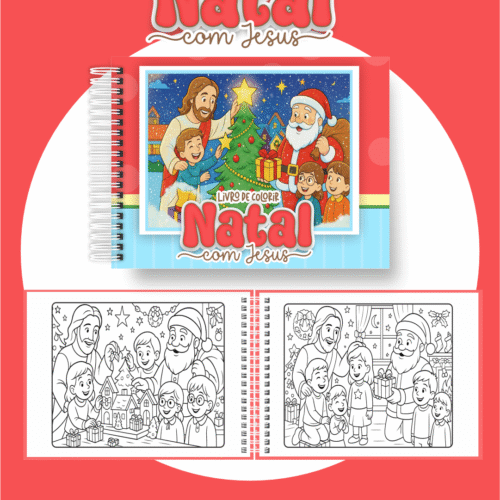Livro de Colorir NATAL COM JESUS