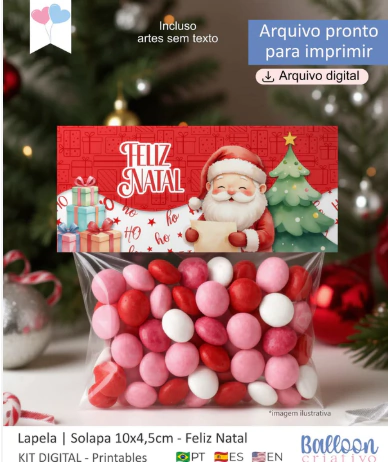 Kit Lapela Feliz Natal