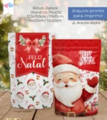 Kit Rótulo Ziplock Querido Papai Noel