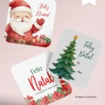 Arquivo Natal Tag Quadrada - Imagem 3
